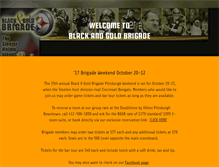 Tablet Screenshot of blackgoldbrigade.com